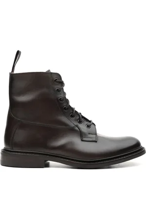 TRICKERS Buty, Mężczyzna, brązowy, 42 EU, Brązowe Skórzane Botki Model 5635