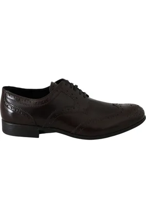 Dolce & Gabbana Buty, Kobieta, brązowy, 36 EU, Skóra, Eleganckie brązowe skórzane oxfordy