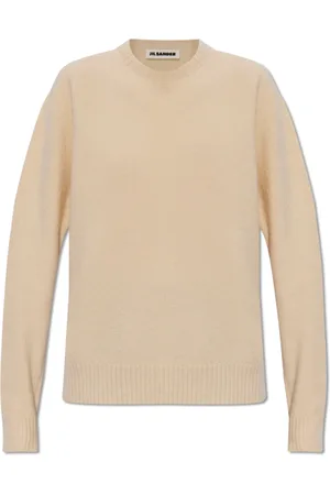 Jil Sander Swetry, Kobieta, Beżowy, M, Wełna, Wełniany Sweter