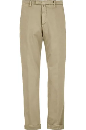 Briglia 1949 Spodnie, Mężczyzna, Beżowy, 4XL, Klasyczne Beżowe Spodniey Slim Fit