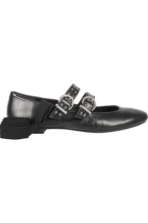 ALOHAS Buty, Kobieta, Czarny, 37 EU, Czarne baleriny z ćwiekami