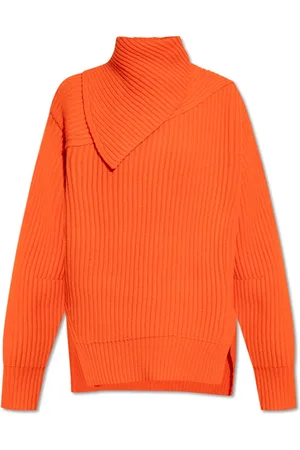 Jil Sander Swetry, Kobieta, Pomarańczowy, S, Wełna, Wełniany Golf