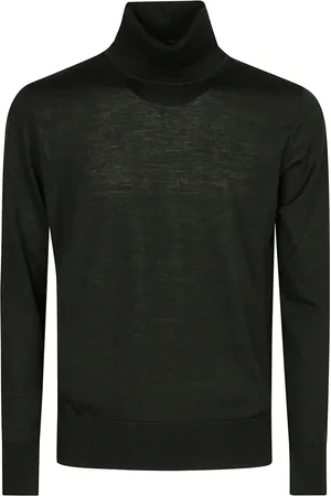 hindustrie Swetry, Mężczyzna, Zielony, 3XL, Sweter z wysokim dekoltem