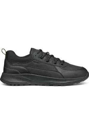 Geox Buty, Mężczyzna, Czarny, 44 EU, Czarne Buty Sportowe Sneakers