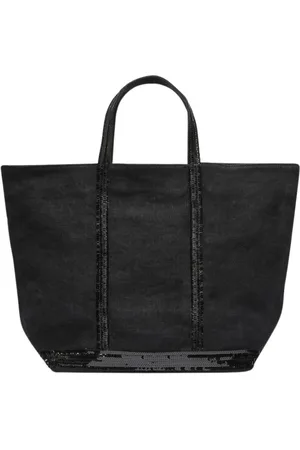 Vanessa Bruno Torebki, Kobieta, Czarny, ONE SIZE, Czarna Torba na Ramię z Zamkiem