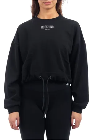 Moschino Bluzy, Kobieta, Czarny, M, Bluza Damska Bielizna