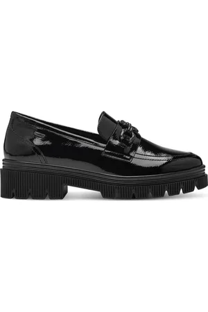 QS by s.Oliver Buty, Kobieta, Czarny, 40 EU, Eleganckie Czarne Zamknięte Lordsy