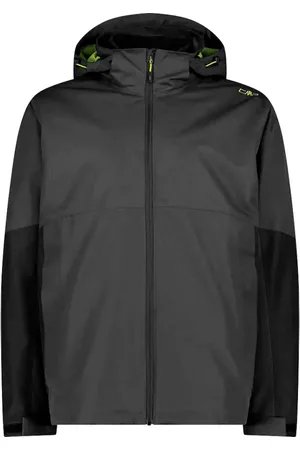 CMP Kurtki, Mężczyzna, Szary, 4XL, Szary Płaszcz Wodoodporny