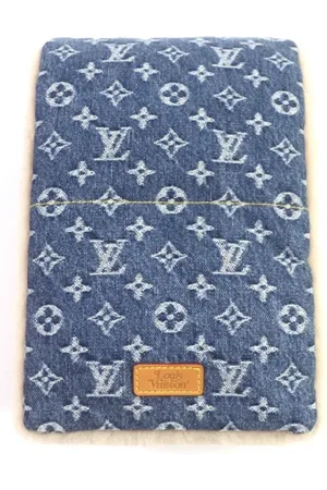LOUIS VUITTON Pre-owned, Mężczyzna, Niebieski, ONE SIZE, Pre-owned Fabric scarves
