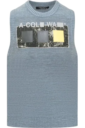 A-cold-wall* Swetry, Mężczyzna, Niebieski, L, Jasnoniebieski Sweter na Zimę