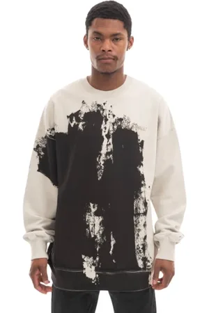 A-cold-wall* Bluzy, Mężczyzna, Czarny, S, Bawełna, Bluza męska * Relaxed Crewneck Acwmw 087 Czarny XL