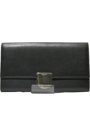 Salvatore Ferragamo Pre-owned, Kobieta, Czarny, ONE SIZE, Pre-owned skórzane portfele