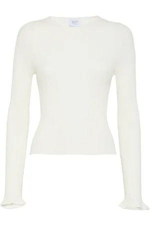 MVP Wardrobe Koszulki, Kobieta, Biały, M, Poliester, Baima Knit-Top