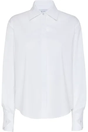 MVP Wardrobe Bluzki, Kobieta, Biały, S, Bawełna, Cocoa Shirt