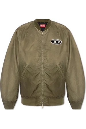 Diesel Kurtki, Mężczyzna, Zielony, S, Nylon, Kurtka J-Kepes