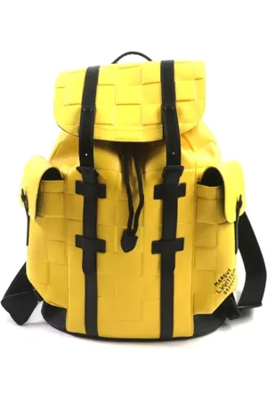 LOUIS VUITTON Pre-owned, Mężczyzna, Żółty, ONE SIZE, Pre-owned Canvas backpacks