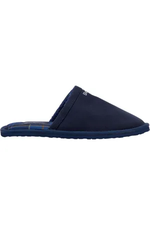 Barbour Buty, Mężczyzna, Niebieski, 42 EU, Poliester, Niebieskie Everitt Mule Slipper