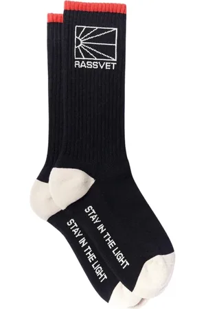 Rassvet Bielizna, Mężczyzna, Czarny, M, Logo Bawełniane Skarpety z Logo
