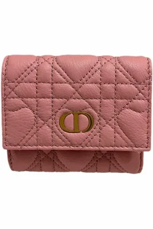 Dior Pre-owned, Kobieta, Różowy, ONE SIZE, Pre-owned skórzane portfele