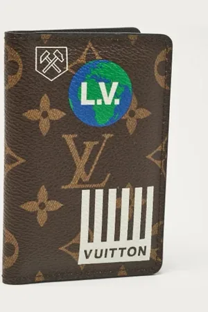LOUIS VUITTON Pre-owned, Mężczyzna, brązowy, ONE SIZE, Pre-owned portfele płócienne
