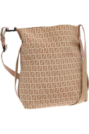 Fendi Pre-owned, Kobieta, Beżowy, ONE SIZE, Pre-owned Canvas fendi-bags