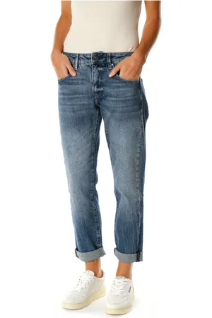 G-Star Jeansy, Kobieta, Niebieski, W29 L30, Denim, Mid Waist Boyfriend Fit Jeansy