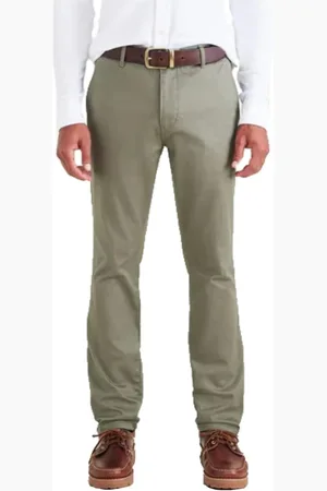 Dockers Spodnie, Mężczyzna, Zielony, W36 L32, Originalne Chino Opp Skinny Spodnie