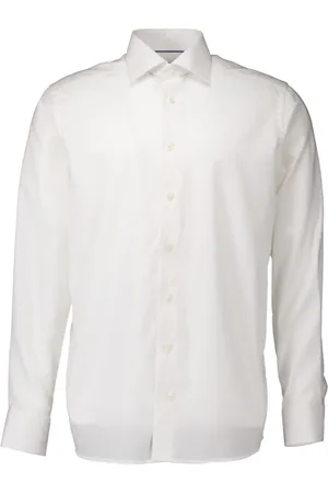 Eton Koszule, Mężczyzna, Biały, 2XL, Bawełna, Biała koszula Oxford z długim rękawem