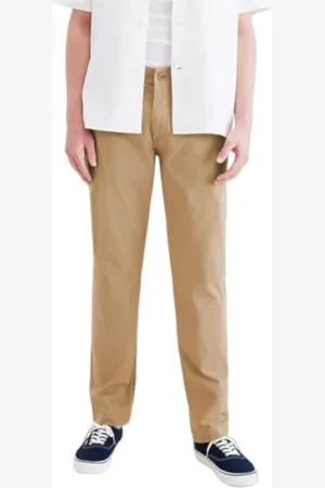 Dockers Spodnie, Mężczyzna, Beżowy, W29 L32, Bawełna, Khaki Slim Fit Harvest Spodnie