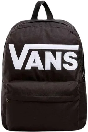 Vans Torebki, unisex, Czarny, ONE SIZE, Klasyczny Czarny Plecak z Wieloma Przegródkami