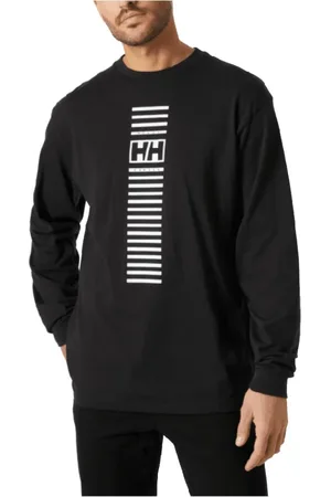 Helly Hansen Koszulki, Mężczyzna, Czarny, L, Długi Rękaw Urban T-shirt Czarny