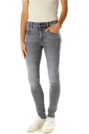 G-Star Jeansy, Kobieta, Szary, W25 L30, Denim, Mid Waist Skinny Fit Jeansy