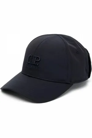 C.P. Company Akcesoria, Mężczyzna, Niebieski, M, Bawełna, Chromer Goggle Cap