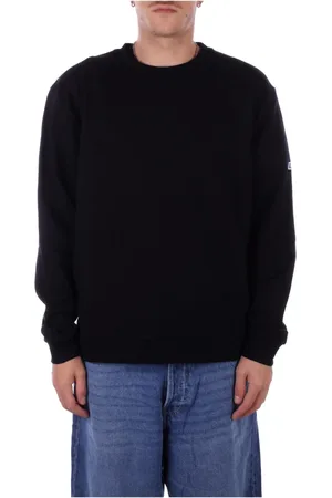 GCDS Bluzy, Mężczyzna, Czarny, S, Bawełna, Czarny Sweter z Logo Unisex Bawełna