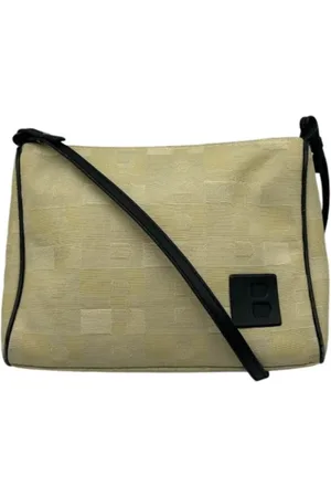 Bally Pre-owned, Kobieta, Beżowy, ONE SIZE, Pre-owned Fabric shoulder-bags