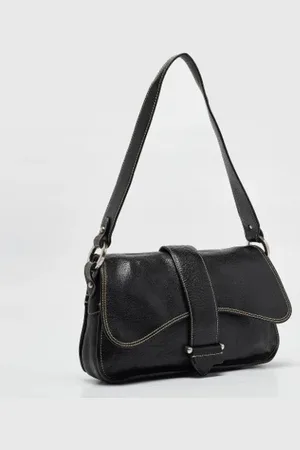 Bally Pre-owned, Kobieta, Czarny, ONE SIZE, Pre-owned skórzane torby na ramię