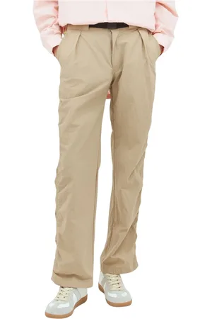 Dickies Spodnie, Mężczyzna, Beżowy, W30, Nylon, Spodnie z paskiem w tkaninie skorupy