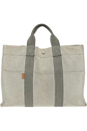 Hermès Pre-owned, unisex, Szary, ONE SIZE, Pre-owned Canvas totes