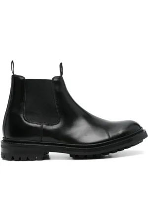 TRICKERS Buty, Mężczyzna, Czarny, 43 EU, Czarne Niskie Buty na Grubej Podeszwie
