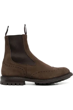 TRICKERS Buty, Mężczyzna, brązowy, 43 1/2 EU, Beatles Commando Sole Skórzane Buty