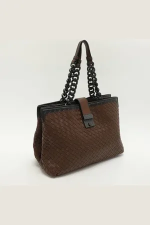 Bottega Veneta Pre-owned, Kobieta, brązowy, ONE SIZE, Pre-owned Skórzane torebki