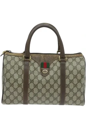 Gucci Pre-owned, Kobieta, Beżowy, ONE SIZE, Pre-owned Leather travel-bags