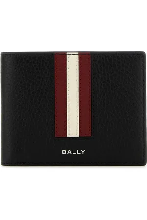 Bally Akcesoria, Mężczyzna, Czarny, ONE SIZE, Klasyczny Czarny Portfel Skórzany