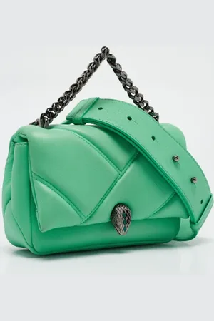 Bvlgari Pre-owned, Kobieta, Zielony, ONE SIZE, Pre-owned Leather crossbody-bags