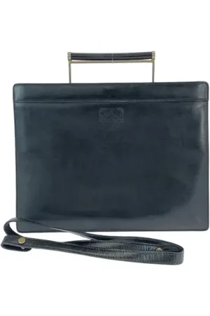 Loewe Pre-owned, Kobieta, Czarny, ONE SIZE, Pre-owned Leather briefcases