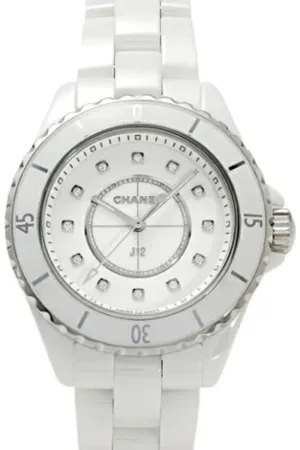 CHANEL Pre-owned, Kobieta, Biały, ONE SIZE, Pre-owned Stainless Steel watches