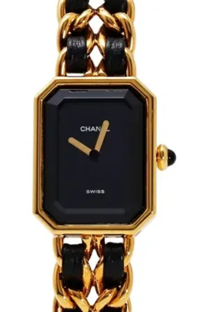 CHANEL Pre-owned, Kobieta, Czarny, ONE SIZE, Pre-owned Leather watches