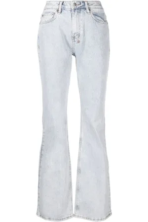 KSUBI Jeansy, Kobieta, Niebieski, W29, Denim, Niebieskie Jeansy o prostym krojuyy z Bawełną i Elastanem