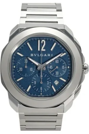 Bvlgari Pre-owned, Mężczyzna, Niebieski, ONE SIZE, Pre-owned Glass watches