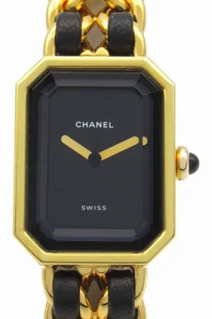CHANEL Pre-owned, Kobieta, Czarny, ONE SIZE, Pre-owned Leather watches